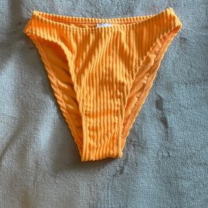 orange high waisted bottoms